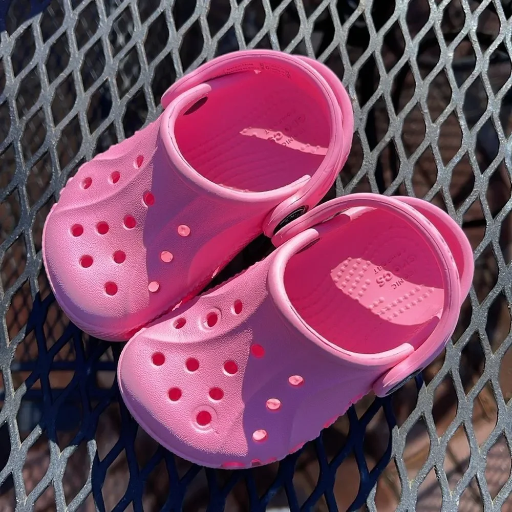 Crocs Toddler Baya Clog Size 5 Pink